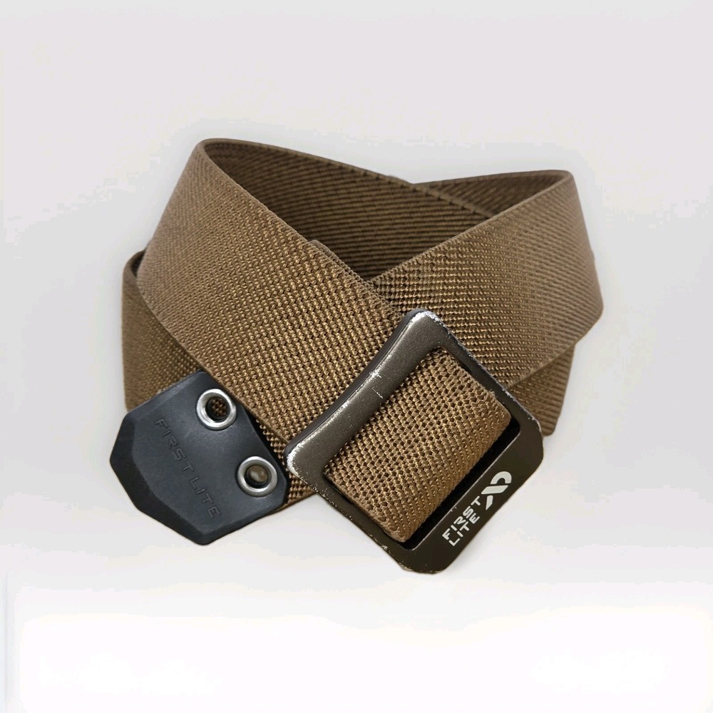 First Lite Flex Customizable Outdoor Nylon Belt Dry Earth Brown Tactical large